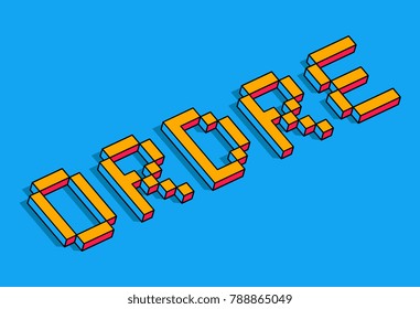 Isometric Order word concept