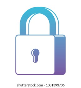 isometric padlock isolated icon