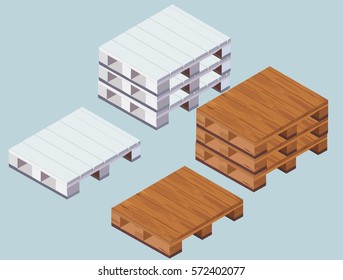 Isometric pallets