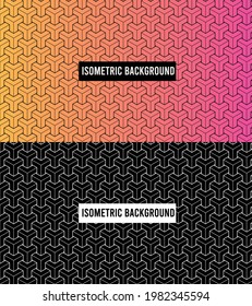 Isometric Pattern Background for websites  designes