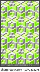 Isometric pattern covers. Modern design. Cool colorful backgrounds. Applicable for Banners, Placards, Posters, Flyers. blue pattern. Eps10 vector template.