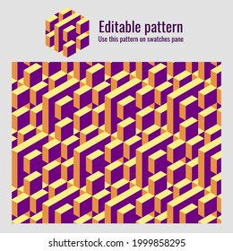 Isometric pattern covers. Modern design. Cool colorful backgrounds. Applicable for Banners, Placards, Posters, Flyers. blue pattern. Eps10 vector template.