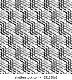 Isometric pattern, islamic geometric art, vector illustration