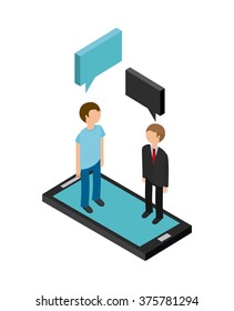 isometric people design 