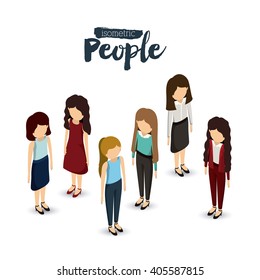 isometric people design 