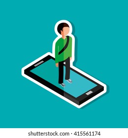 isometric people design 