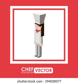 Isometric People  digital design, vector illustration eps 10