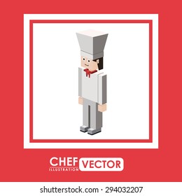 Isometric People  digital design, vector illustration eps 10