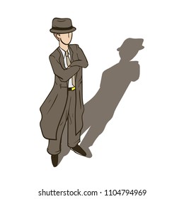 Isometric people in vector illustration.