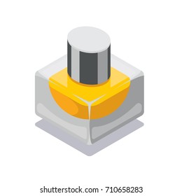 Isometric perfume icon