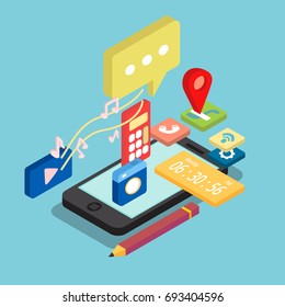 Isometric Phone Conceptual Design