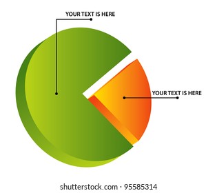 isometric pie chart