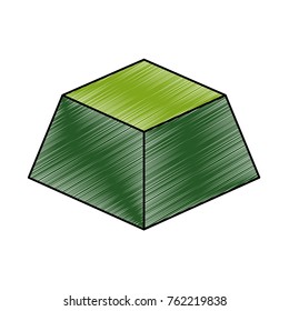 Isometric piece of earth design