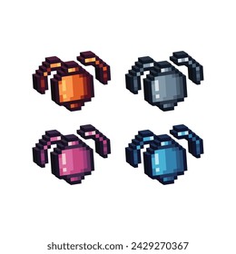 Pixel isométrico arte 3d del icono de timbre de campana para el activo de artículos. Icono de campana de anillo en estilo de bits de píxel.8-bits perfecto para el activo del juego, elemento de activo de diseño, aplicación, sitio web, ilustración vectorial.
