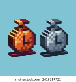
Isometric Pixel art 3d del icono de reloj para los activos de artículos. icono de reloj en estilo pixelado.8bits perfecto para activos de juego o elementos de activos de diseño para su activo de diseño de juego.
