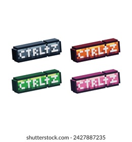 Isometric Pixel art 3d of ctrl z undo keyboard icon for items asset.Ctrl z undo sign icon on pixel bits style.8-bits perfect for game asset,design asset element,app,website, Vector illustration.
