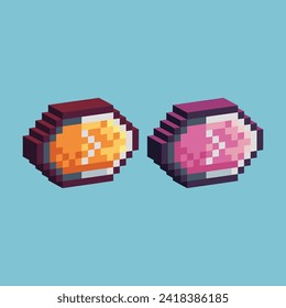 
Isometric Pixel art 3d of next button icon for items asset. next button icon on pixelated style.8bits perfect for game asset or design asset element for your game design asset.