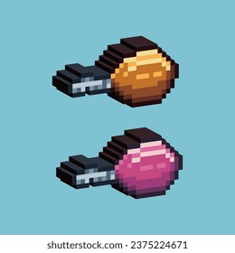Isometric Pixel art 3d of raw meat for items asset. raw meat food on pixelated style.8bits perfect for game asset or design asset element for your game design asset.