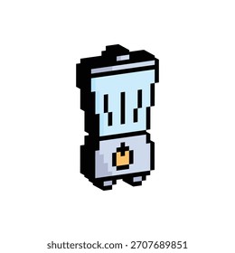 isometric pixel art 8 bit blender  vector icon logo computer game