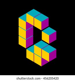 isometric pixel letter g 3D letter g Isometric g abc. Alphabet on black . pixel g letters, isometric lettering. 3d g. Geometric alphabet, Cube font. Cube letters. 3d pixel lettering, Word elements g