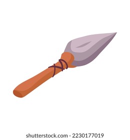 Composición de personas primitivas isométricas con imagen antigua aislada en ilustración vectorial de fondo en blanco