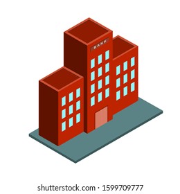 isometric public buildings