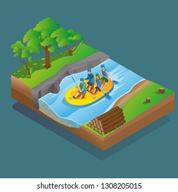 Isometric Rafting Activity