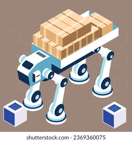 isometric robot assistant test victor