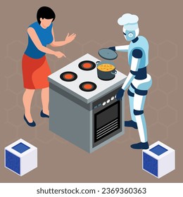 isometric robot assistant test victor