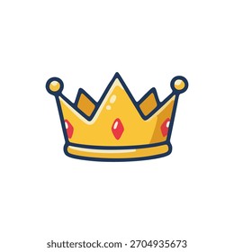 Ilustração isométrica real do vetor da coroa de ouro de produto de ouro minado.