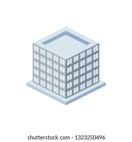 isometric school building. Element of color isometric building. Premium quality graphic design icon. Signs and symbols collection icon for websites, web design