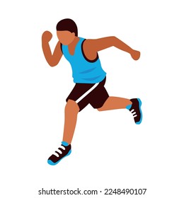 Isometric school sport kids team coach composition with isolated human character in sportswear on blank background vector illustration