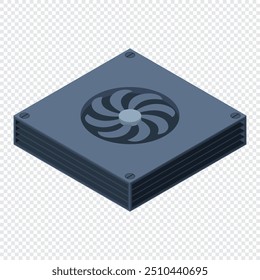 Isometric server. Server racks. Server boxes isolated. Network server room. Computer network technology. Vector illustration