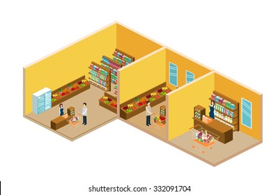 isometric shop