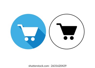 Isometric Shopping Cart Icon, shopping cart icons, shopping trolley icon