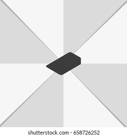 Isometric sim card illustration.