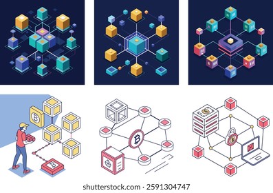 Isometric Smart City Illustration – Modern Urban Technology Vector Art