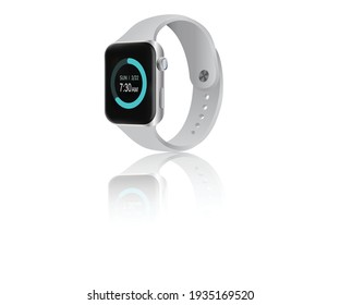 Isometric Smart watch realistic | technology device concept Vector
 svg