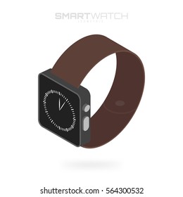 Isometric smart watches. Innovation future technologies. Isolated on white background for your projects and infographics