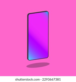ilustración vectorial isométrica de smartphone 3d 