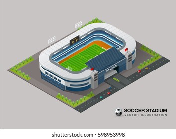 Isometric Soccer Stadium