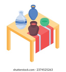 Isometric Style Art Studio Icon