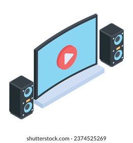 Isometric Style Art Studio Icon