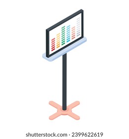 Isometric Style Film Studio Icon