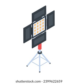 Isometric Style Film Studio Icon