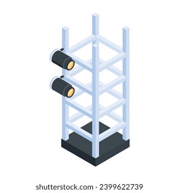 Isometric Style Film Studio Icon