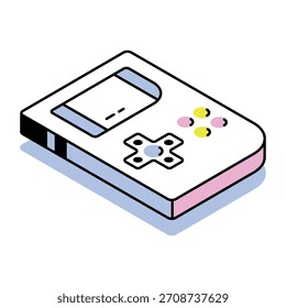 Video Un icono de estilo isométrico que representa el juego
