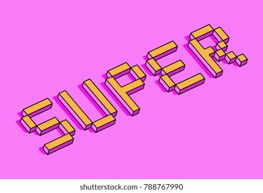 Isometric SUPER word concept