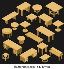 Isometric Table Variety