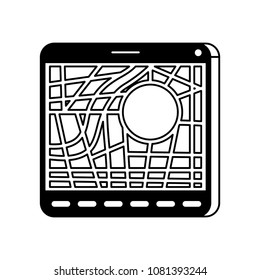 isometric tablet with gps app